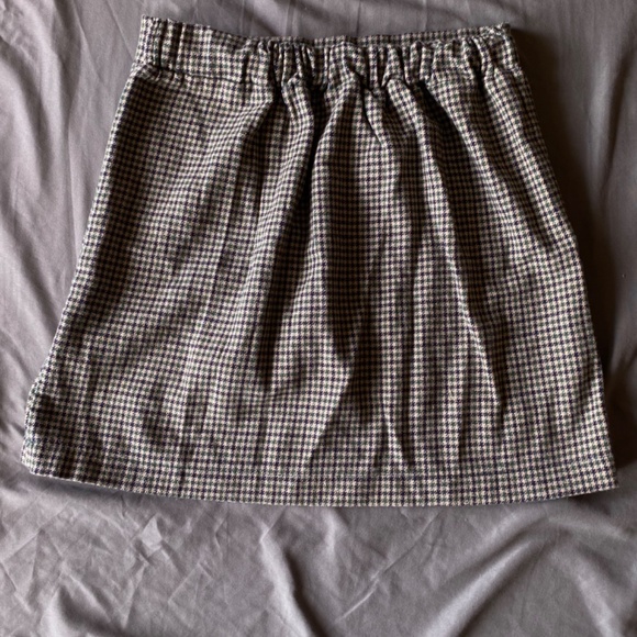 Green plaid pencil skirt - Picture 2 of 3